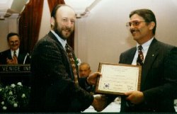 Cassutto Receives Award, 1997