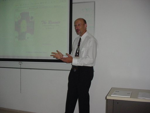 George presents at Yad Vashem