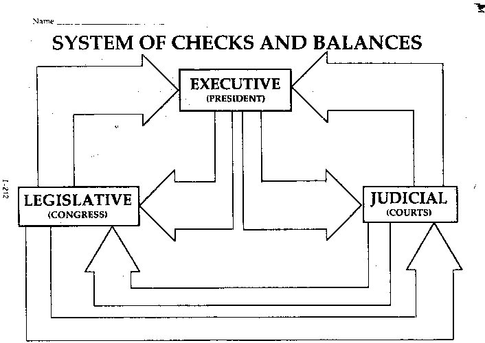 Checks And Balances Chart