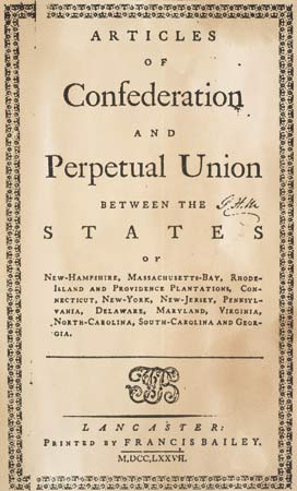 Articles of confederation compared to the constitution navy