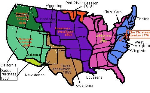 Manifest Destiny Map