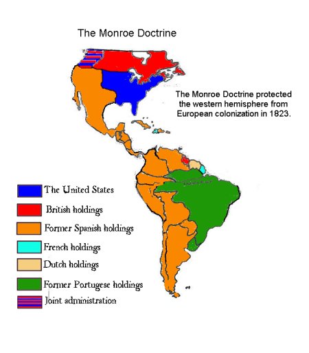 The Western Hemisphere in 1823