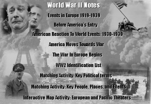 World War Ii. World War II Notes