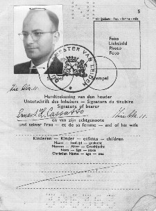 A Passport belonging to E. Cassutto, ca. 1948