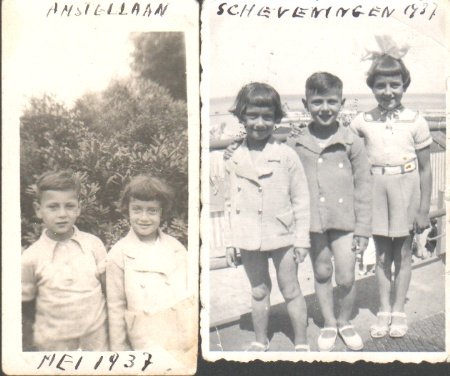 In Amselaan and Scheviningen, 1937