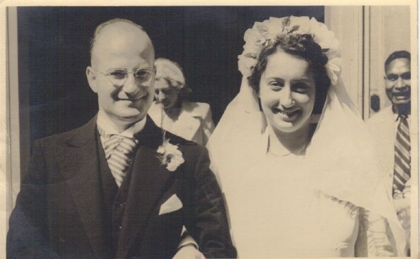 Ernest and Elisabeth Cassutto, 1949.