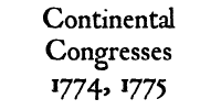 Conntinental Congresses