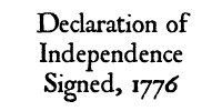 The Declaration of Independence is Signed