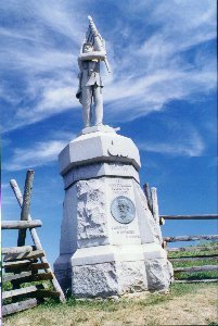 A Monument at Antietam Battlefield near Sharpsburg, MD