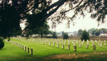 Graves  at Gettysburg National Cemetary, PA.