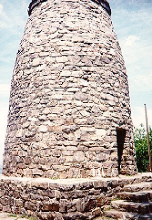 The First Washington Monument