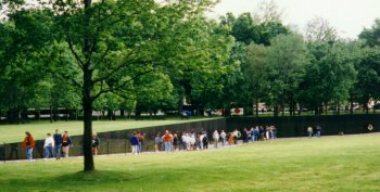 The Vietnam Veterans Memorial From Afar