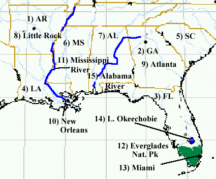 Questions: The Lower South Region