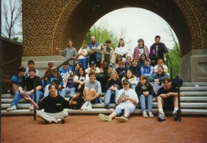 Image: A Group Shot Outside the WCMA