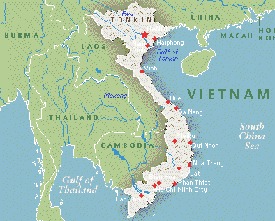 Image: Map of Vietnam