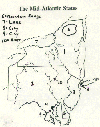 The Mid Atlantic States