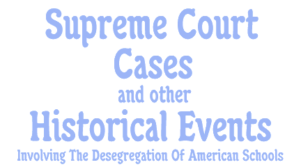 Supreme Court Cases and other Historical Events
