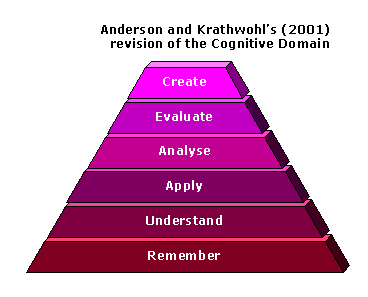Revised version of Cognitive Domain